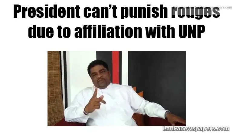 President can’t punish rouges due to affiliation with UNP- JO