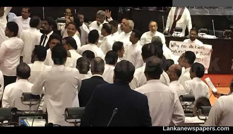 Thuggery and obscenity: the order of the day – Parliament degenerates into madness