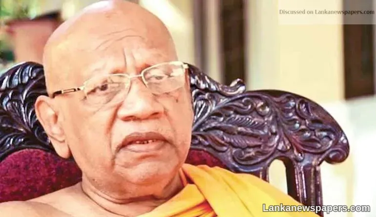 Ven.Bellanwila nayake thera’s funeral today