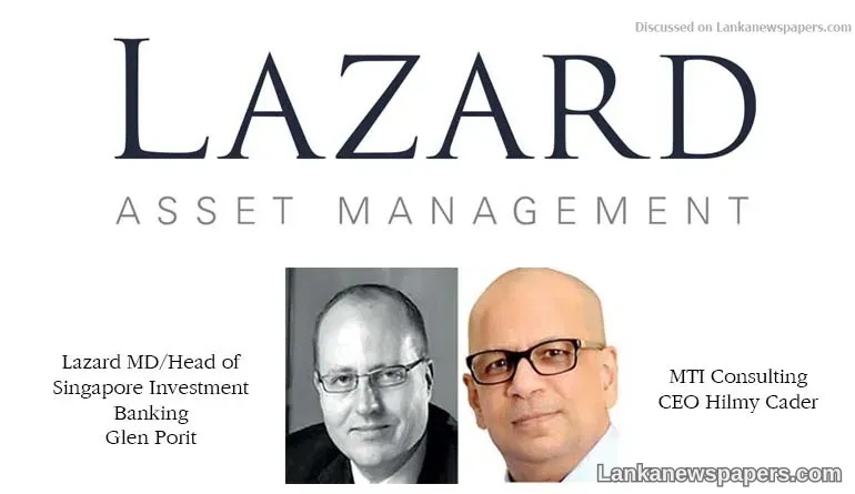 World’s top investment bank Lazard explores SL, works with MTI