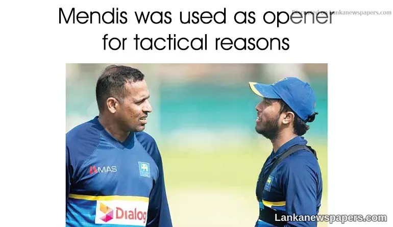Mendis was used as opener for tactical reasons – Samaraweera