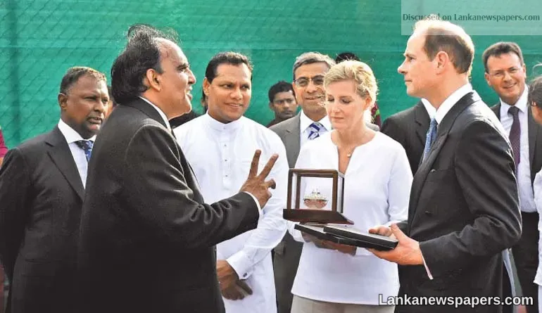 Royal couple lays foundation stone for SLTA’s new Tennis Complex