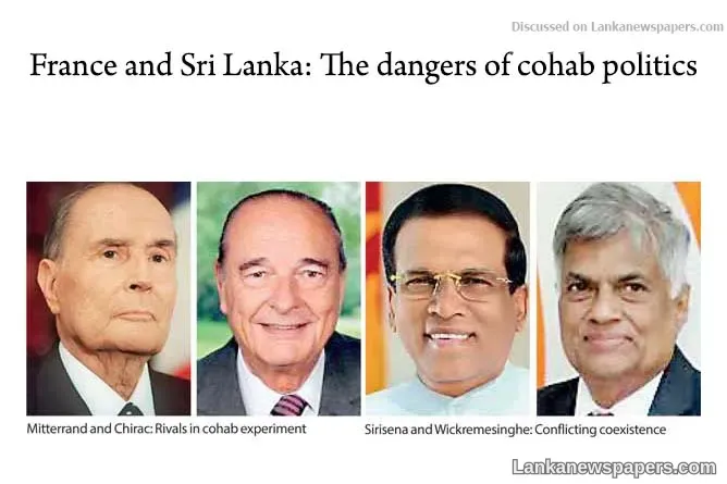 France and Sri Lanka: The dangers of cohab politics