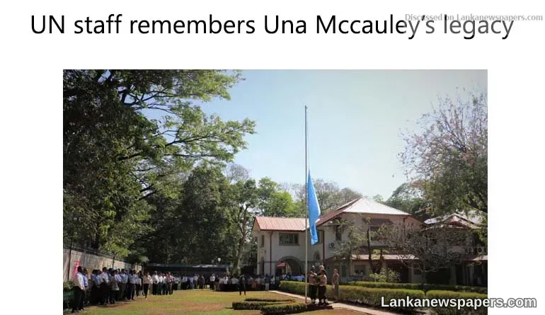 UN staff remembers Una Mccauley’s legacy