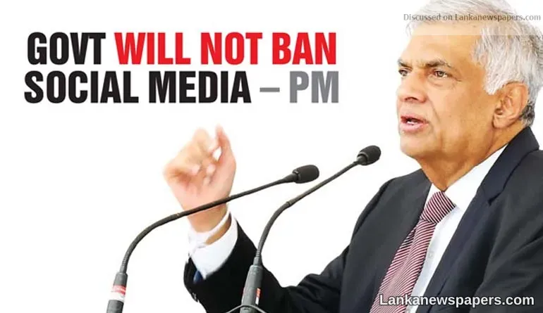 Govt will not ban social media – PM