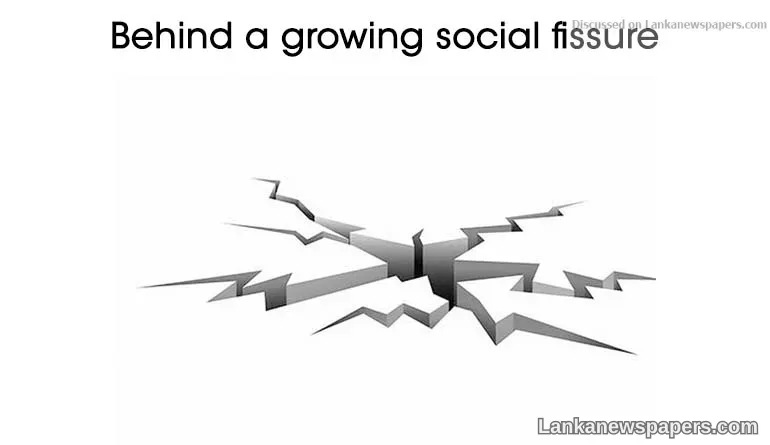 Behind a growing social fissure