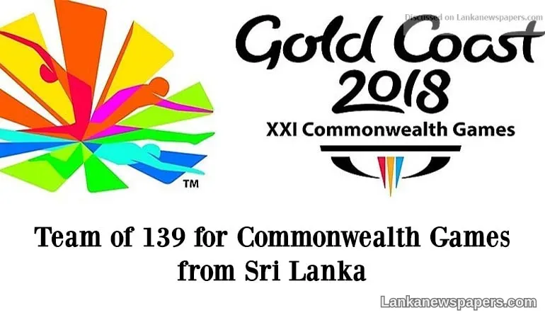 Team of 139 for Commonwealth Games 79 athletes, 21 coaches and 19 officials