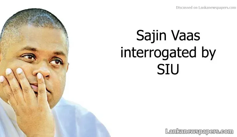 Sajin Vaas interrogated by SIU