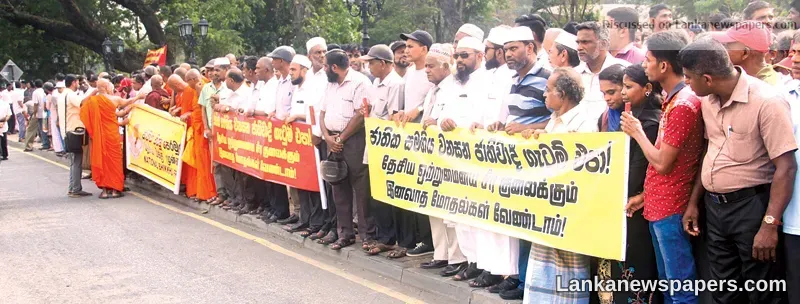 Several Civil Society groups held peaceful protest