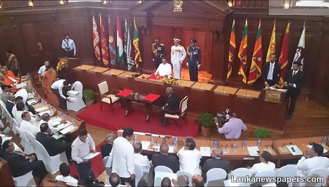 Four temp. Ministers appointed in place of six SLFPers