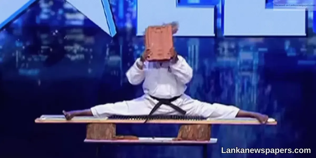 WATCH: 'Sri Lanka's Got Talent' contestant knocks himself out during karate routine