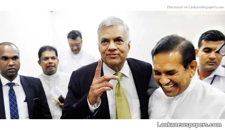 Royal victory for Ranil