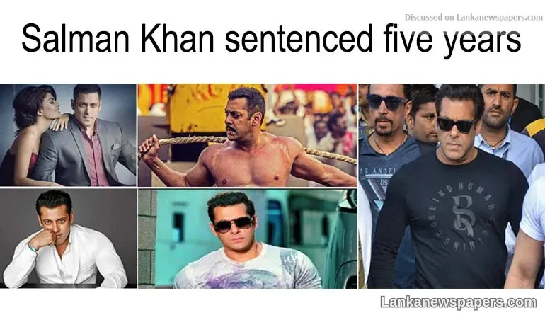 Bollywood star Salman Khan sentenced to five years in jail