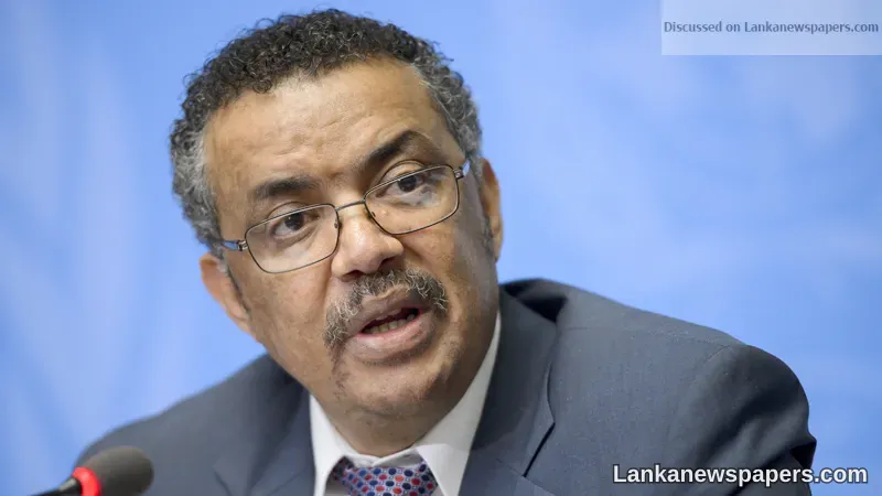Lanka's health service among world's best - WHO Director General