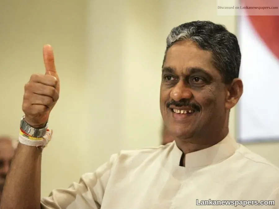Field Marshal receives Rs 100,000 from Aloysius