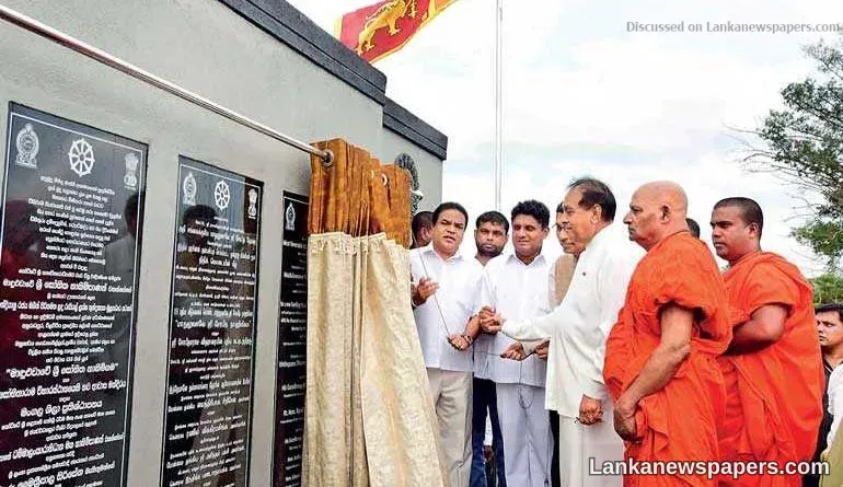 India develops Most Ven. Maduluwave Sobitha Thero Village in Anuradhapura