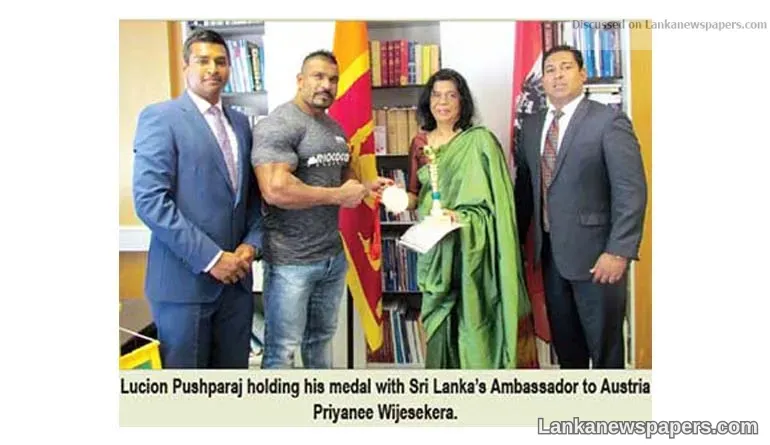 Pushparaj wins silver at Austrian International Championship