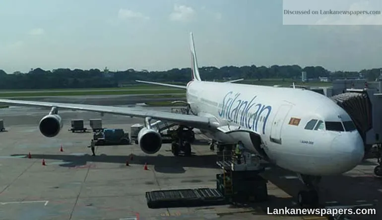 Sri Lankan plane with 228 on board hits runway light at Cochin