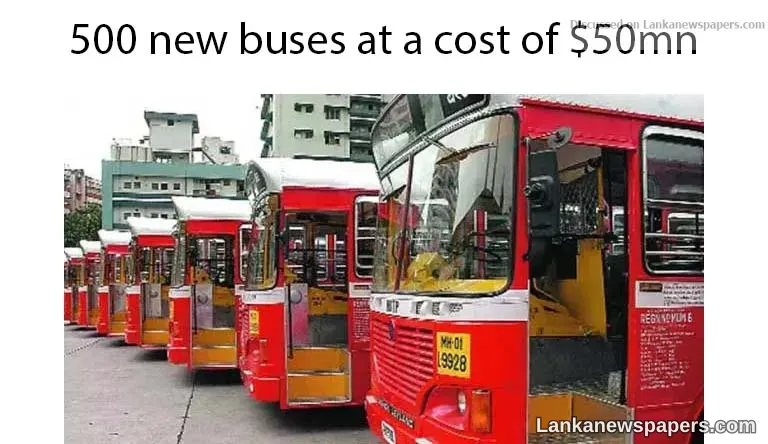 500 new buses at a cost of $50mn – Dep. Min. Ashok Abyesinghe