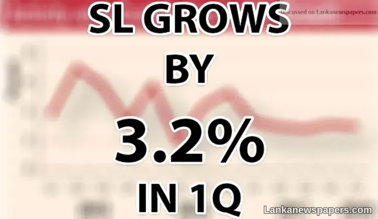 SL grows by 3.2% in 1Q