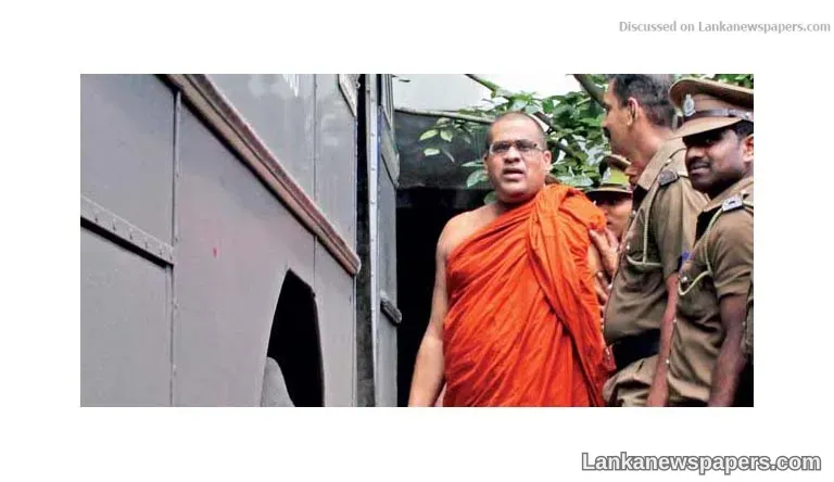 Ven. Gnanasara Thera sentenced to six months RI