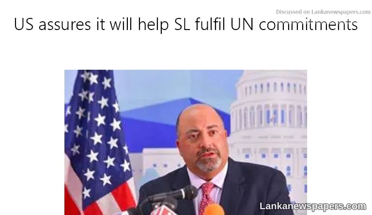 US assures it will help SL fulfil UN commitments