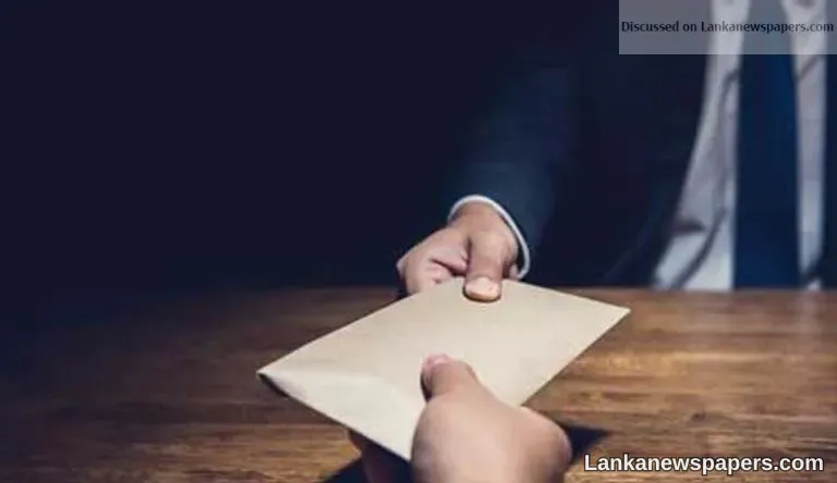 Kalkudah Police officer arrested for accepting bribe of Rs 300,000