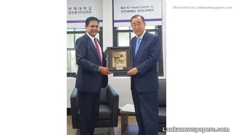 ENVIRONMENT SECRETARY MEETS PRESIDENT OF THE GLOBAL GREEN GROWTH INSTITUTE