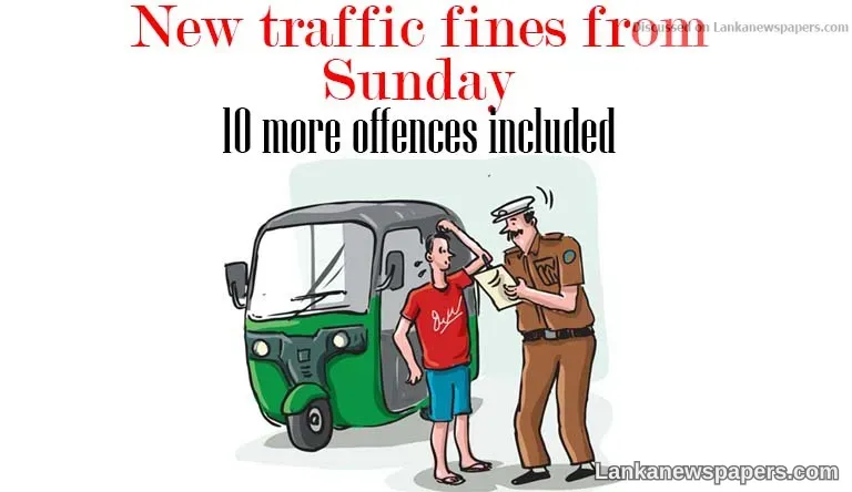 New traffic fines from Sunday, 10 more offences included