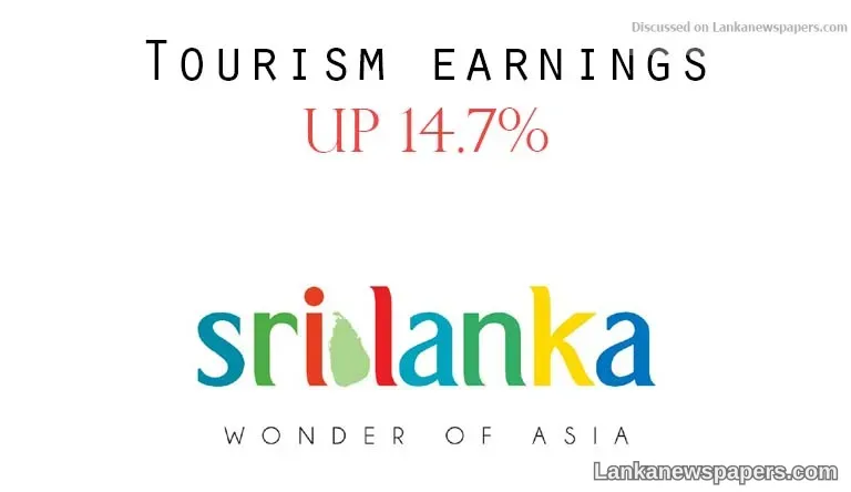 Tourism earnings up 14.7% Jan-May Forex income hits US$ 1.8B