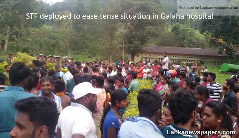 Tense situation at Galaha hospital after infant dies