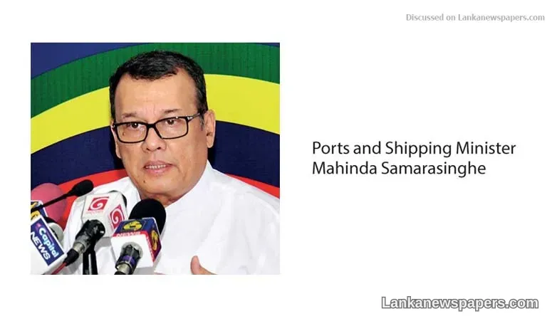 Ports Ministry to present Cabinet paper on ECT development