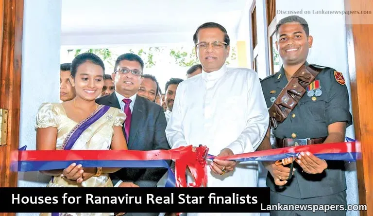 Houses for Ranaviru Real Star finalists