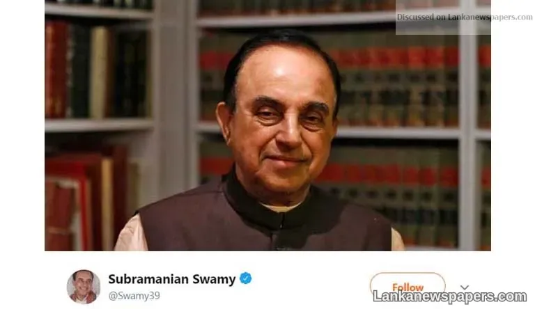 Mahinda should be awarded ‘Bharat Ratna’ like Mandela – Swamy Subramanian