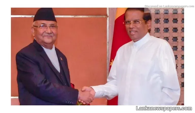 Nepal PM pledges to President to take forward Nepal-Sri Lanka relations closer & stronger