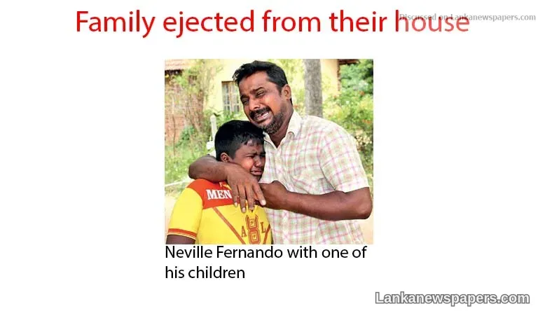 Family ejected from their house
