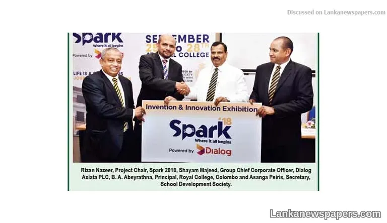 Royal College drives innovation in Sri Lanka through Spark 2018 powered by Dialog