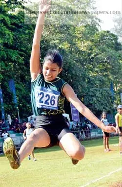 Sandamini breaks second long jump record within a month