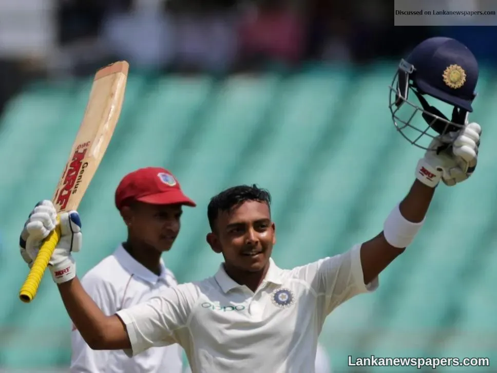 Prithvi Shaw: Have India found the next Sachin Tendulkar?