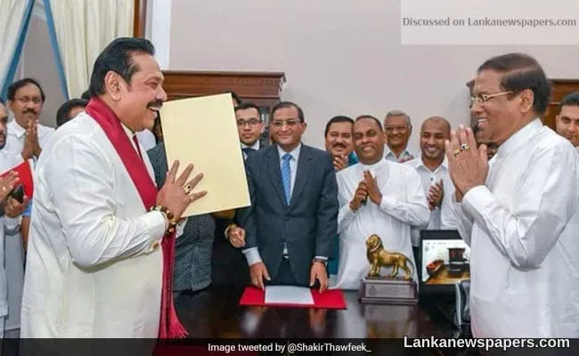 MR sworn in as Prime Minister