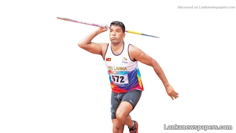 Dinesh Priyantha creates record in Javelin Throw