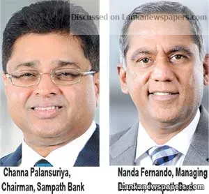 Sampath Bank surpasses Rs.14 billion mark in Pre-Tax Profit
