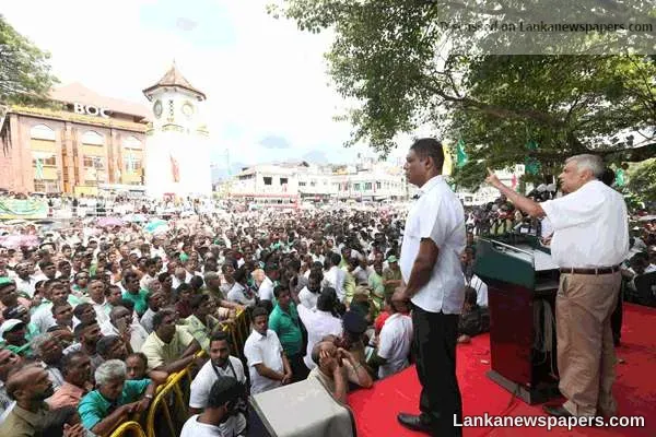 Ranil in Kandy