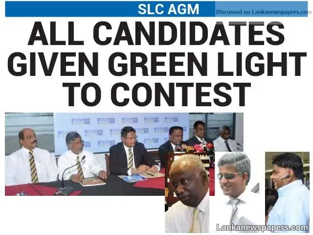 All candidates given green light to contest