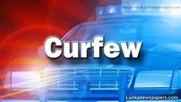 12-hour curfew around the country