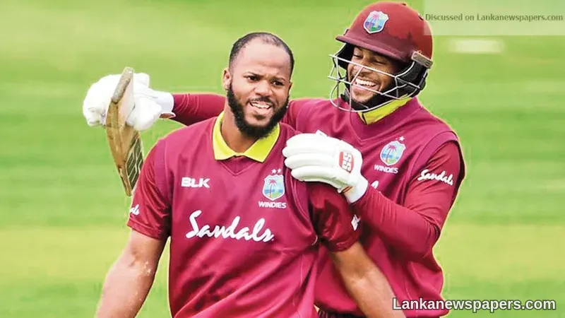365 runs!?Windies duo Campbell, Hope create world record