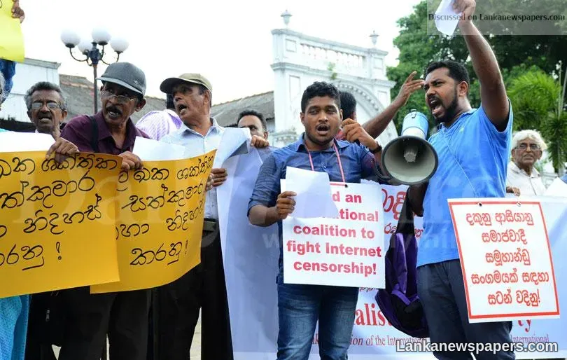 Protesters demand release of arrested writer