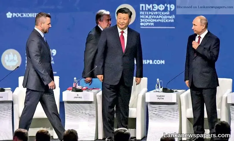 Russia and China to show united front at showcase economic forum