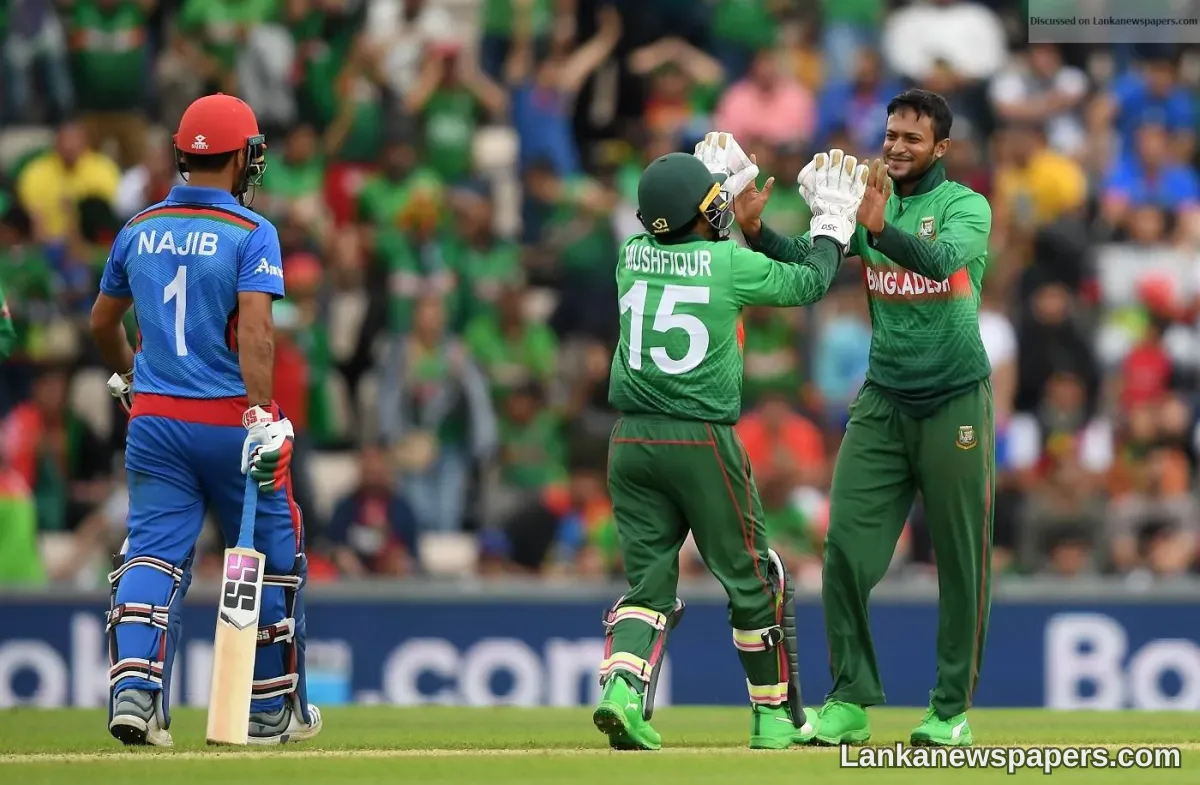 Bangladesh sink Afghanistan after Shakib brilliance
