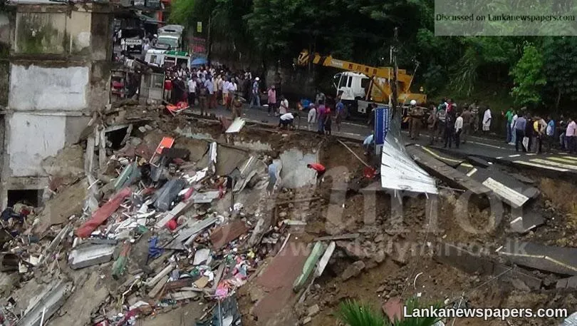 Landslide tragedy…